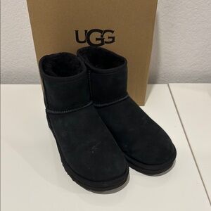 UGG Black Classic Mini Boots
